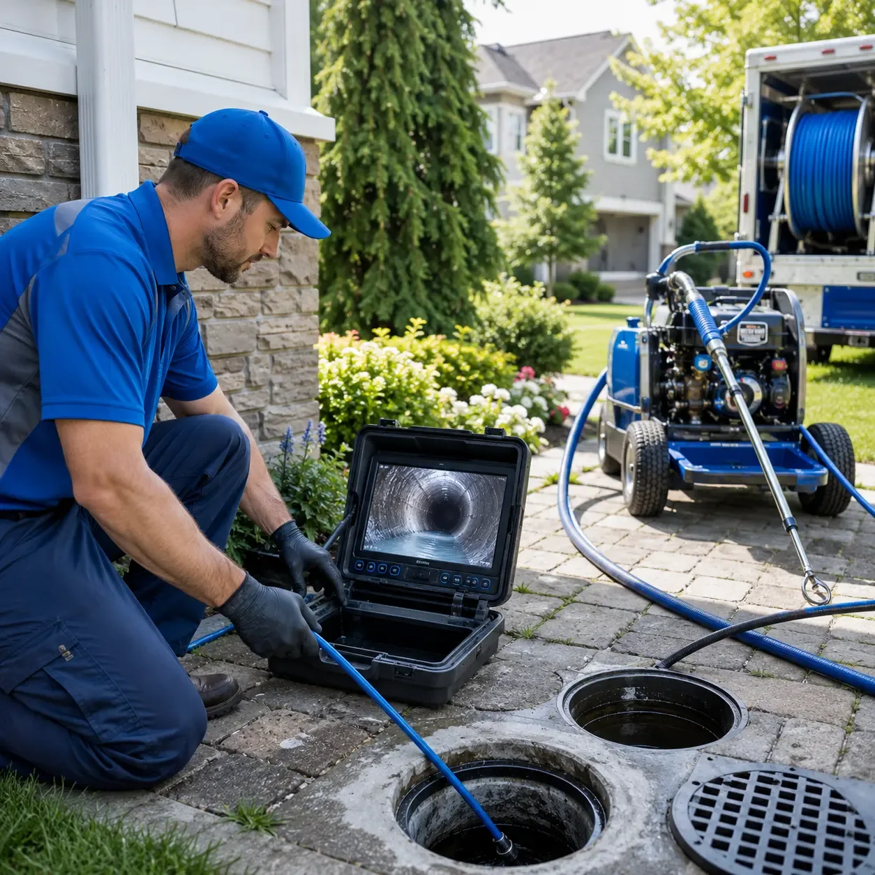 Outdoor drain cleaning professionals serving Summit, NJ